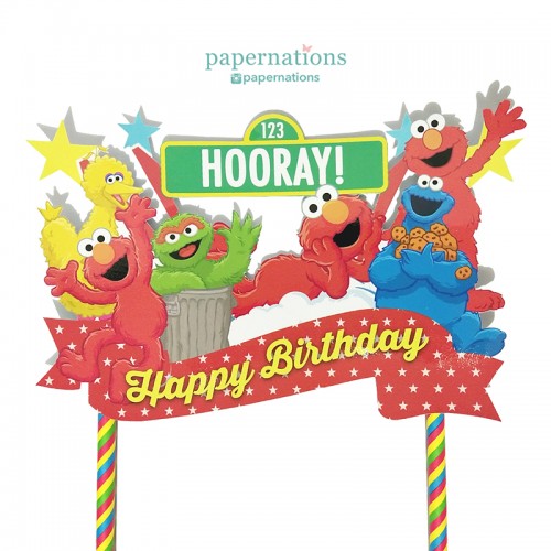 Sesame Street Cake Topper